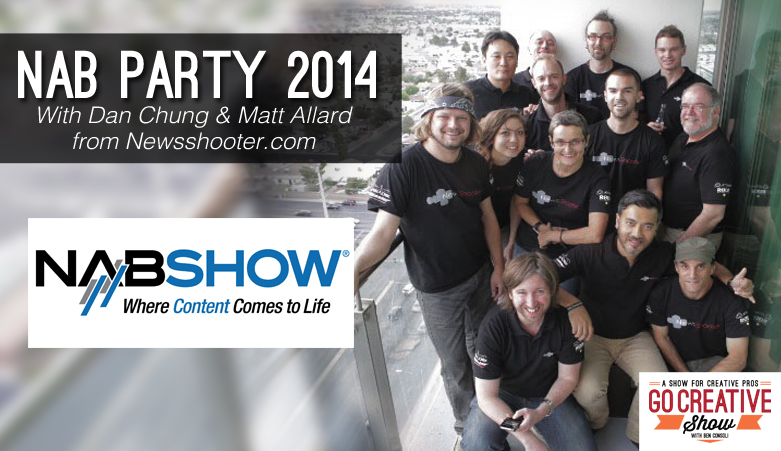 NAB Party 2014 (with Dan Chung and Matt Allard)