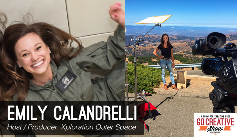 Emily Calandrelli, host of Xploration Outer Space