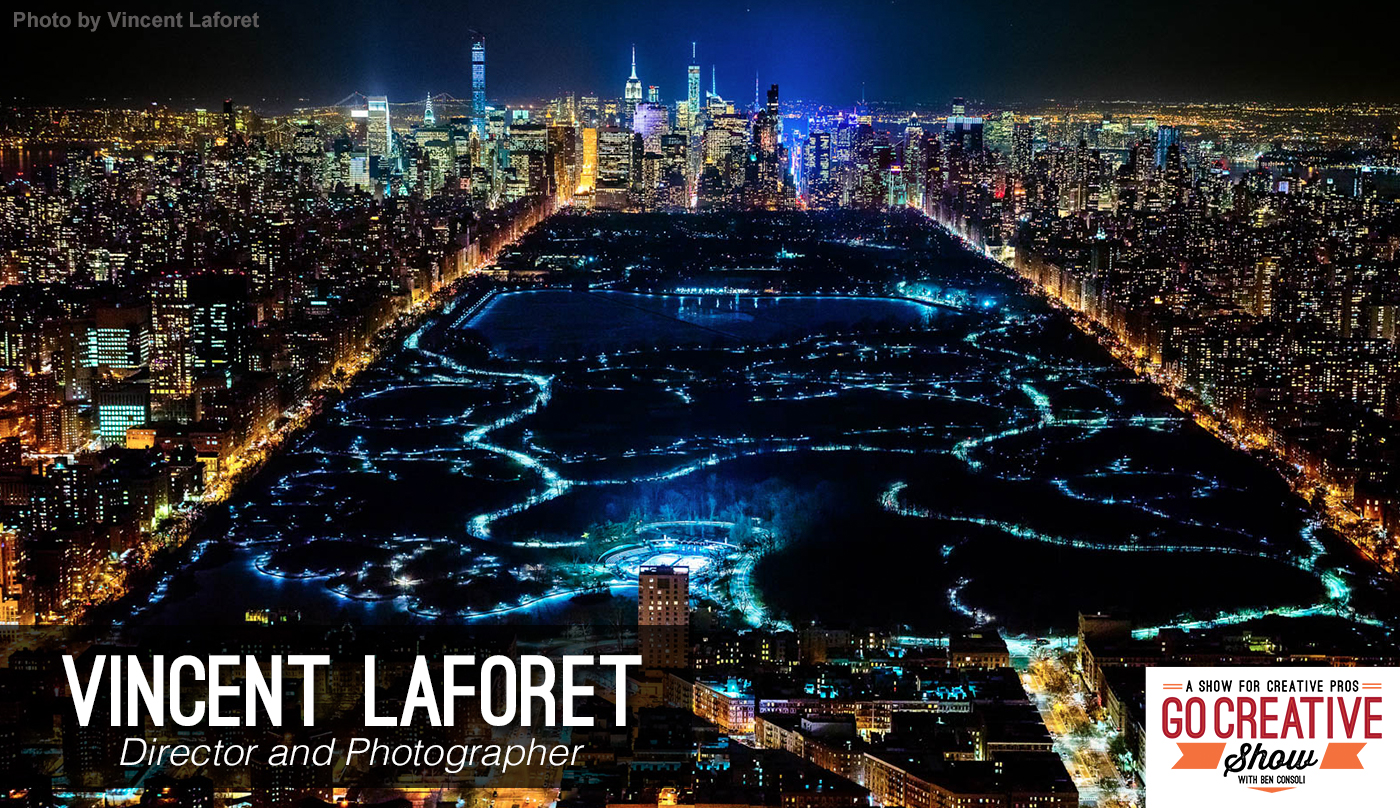 Director and Photographer Vincent Laforet on Go Creative Show